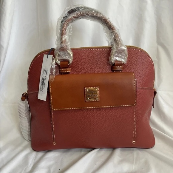 Dooney & Bourke Leather Satchel NWT - Picture 1 of 4